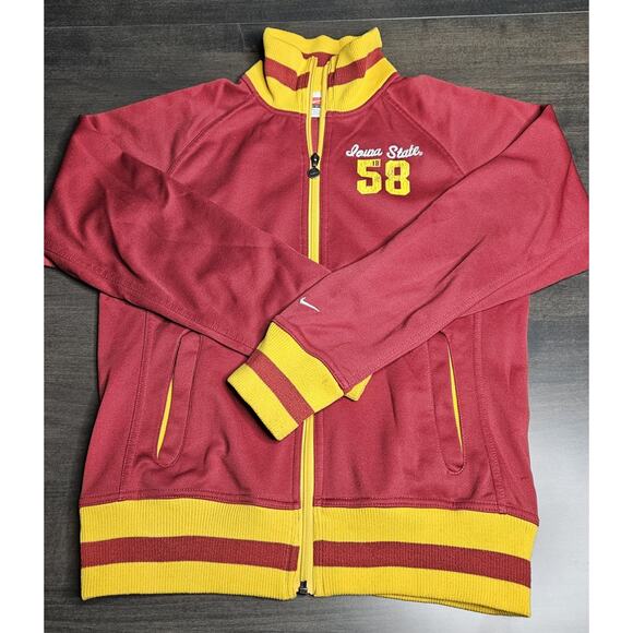 Iowa State Cyclones Full Zip Women's Size Medium Nike Jacket - Picture 1 of 8